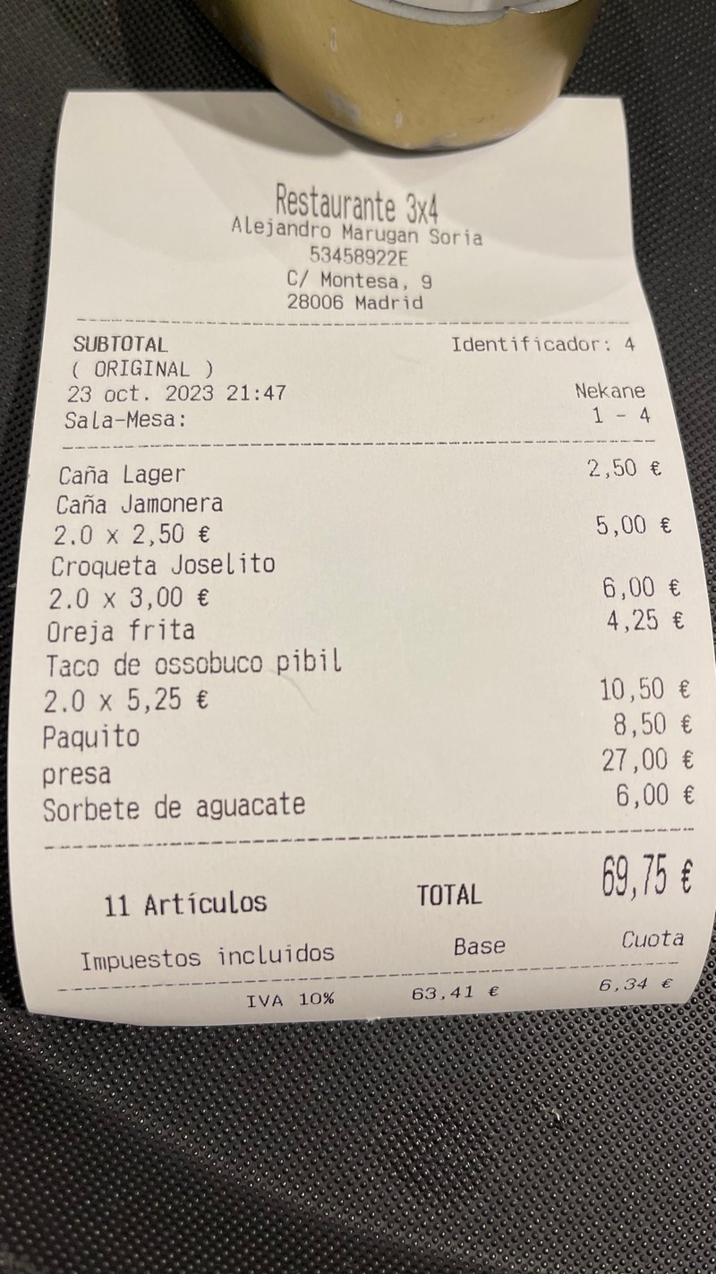 Tres Por Cuatro