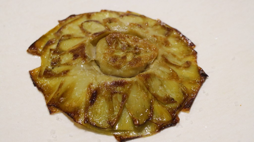 alcachofa y jamón