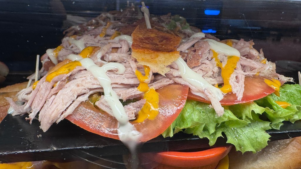 Pincho de Lechon en La Barruca