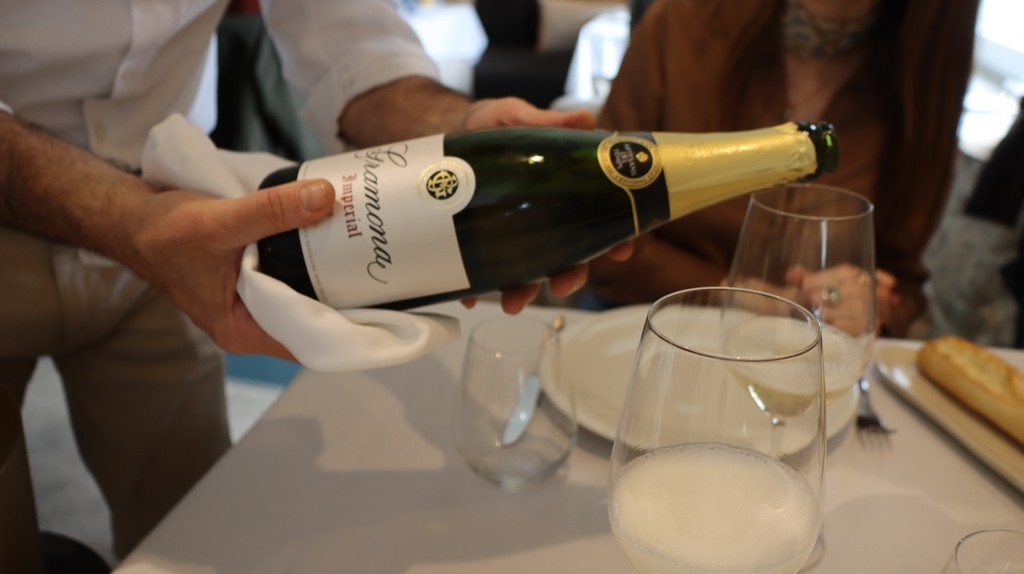 Cava Gramona en Restaurante La Capitana Santander