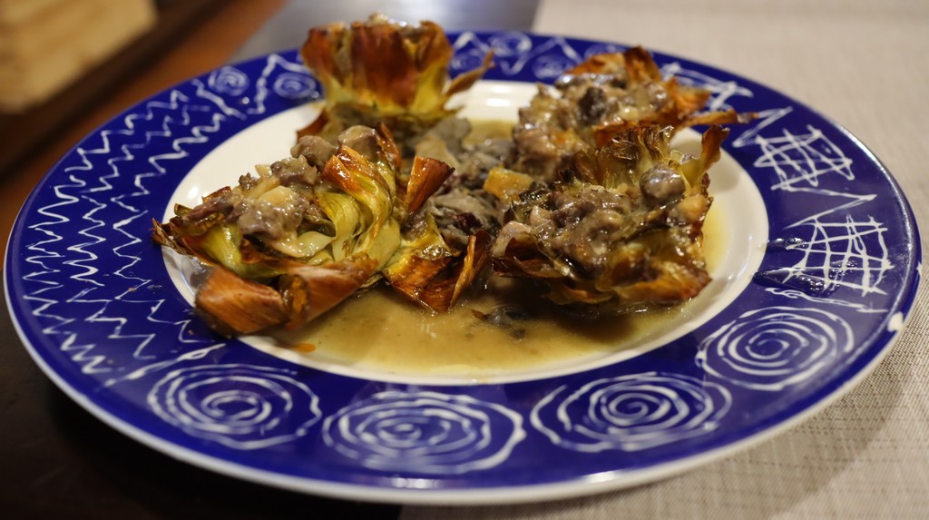 Alcachofas Asador Caracoles