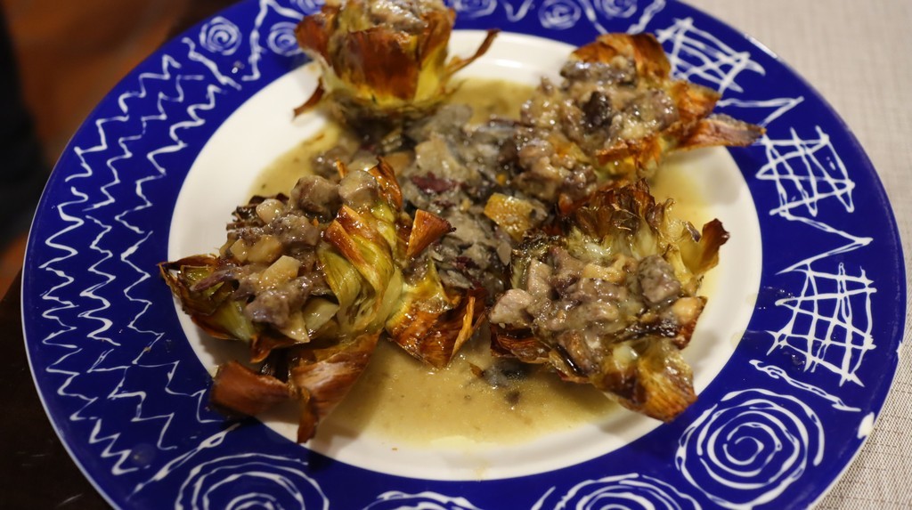 Alcachofas Asador Caracoles