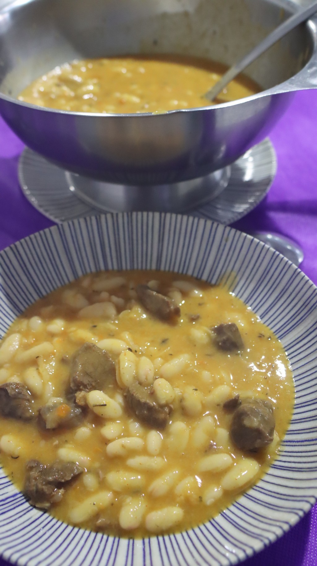 Alubias con jabalí