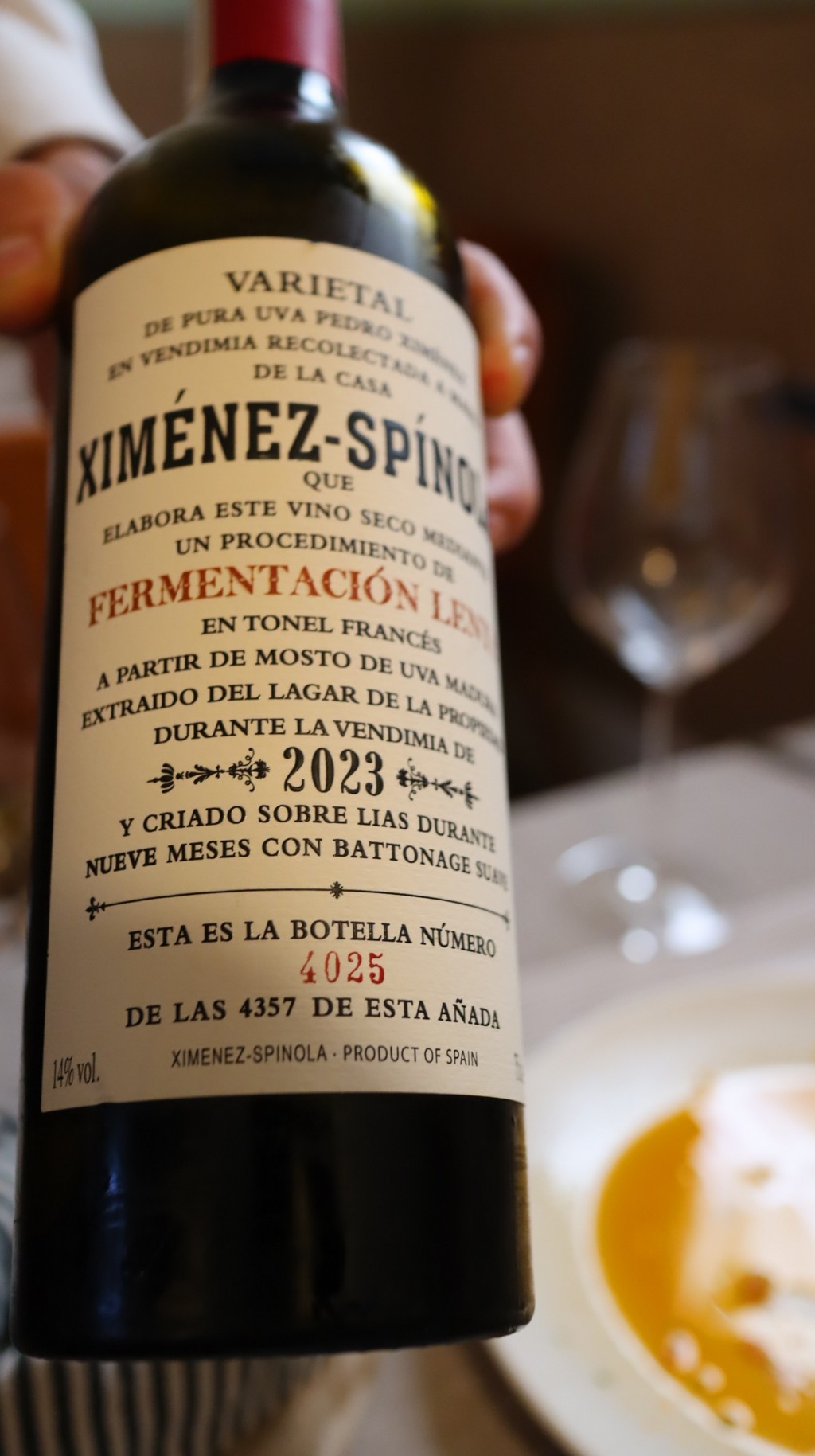 Ximénez-Spínola Fermentación Lenta 2023