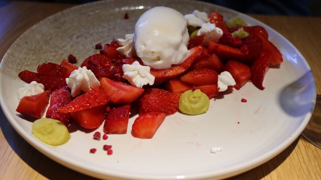 fresas al horno Mitami